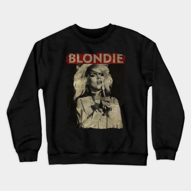 TEXTURE ART-Blondie - RETRO STYLE 5 Crewneck Sweatshirt by ZiziVintage
